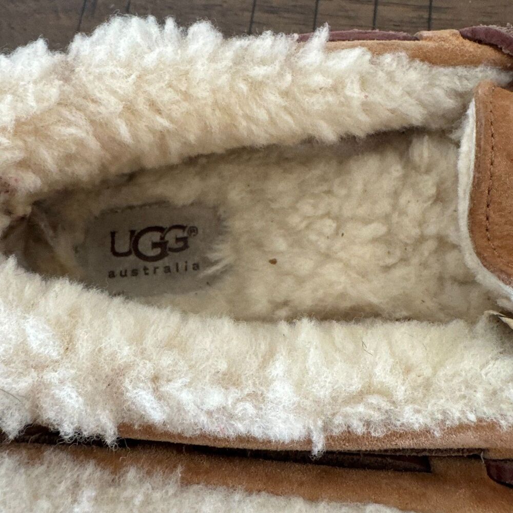 UGG Australia Women Dakota Moccasin Chestnut Slipper US Size 8 - Picture 6 of 13